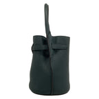 Celine Tote Bag Big Bucket Nano Dark Green Leather — view 4