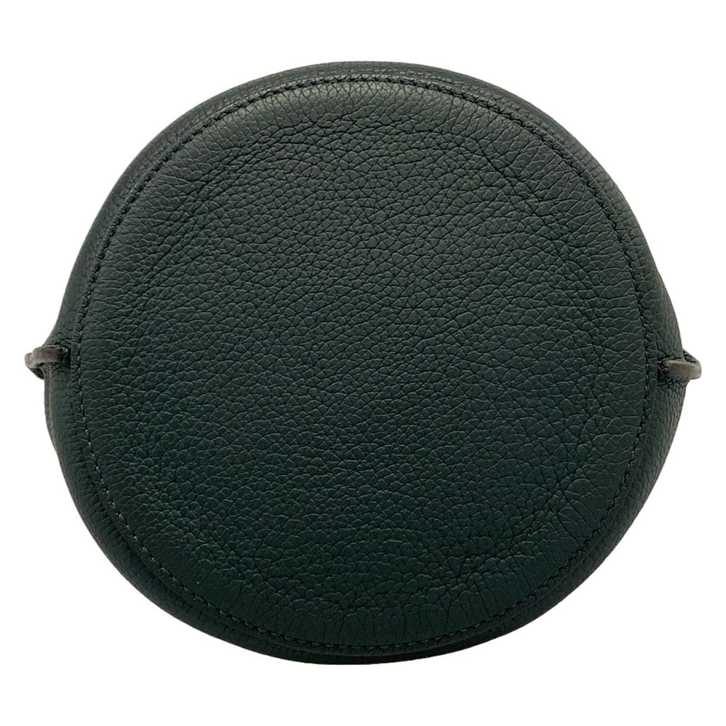 Celine Tote Bag Big Bucket Nano Dark Green Leather — view 5