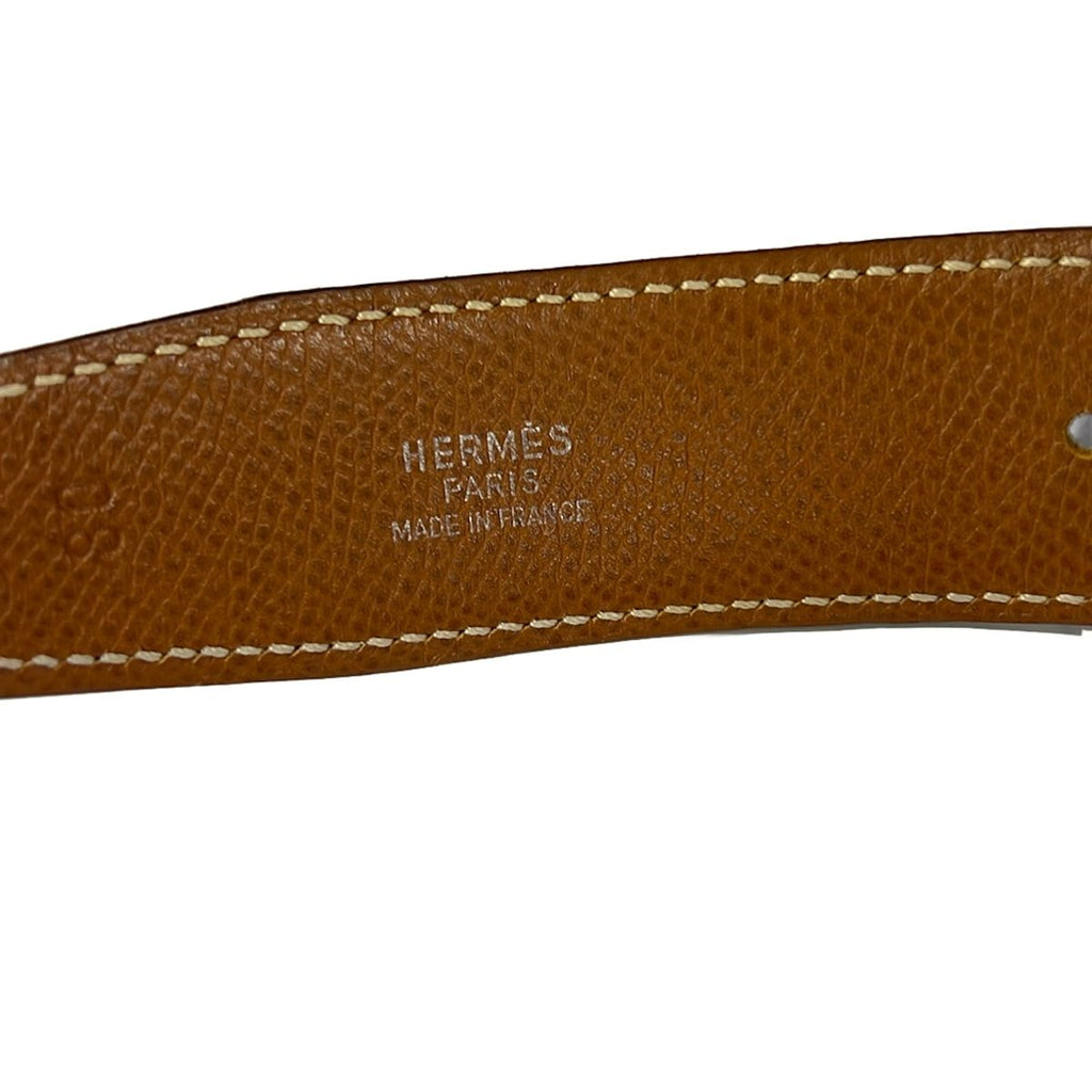 Hermes Belt 80 H Mini Constance Black Gold — view 4