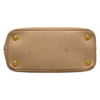 Prada Galleria Mini Bag Beige Leather — view 5