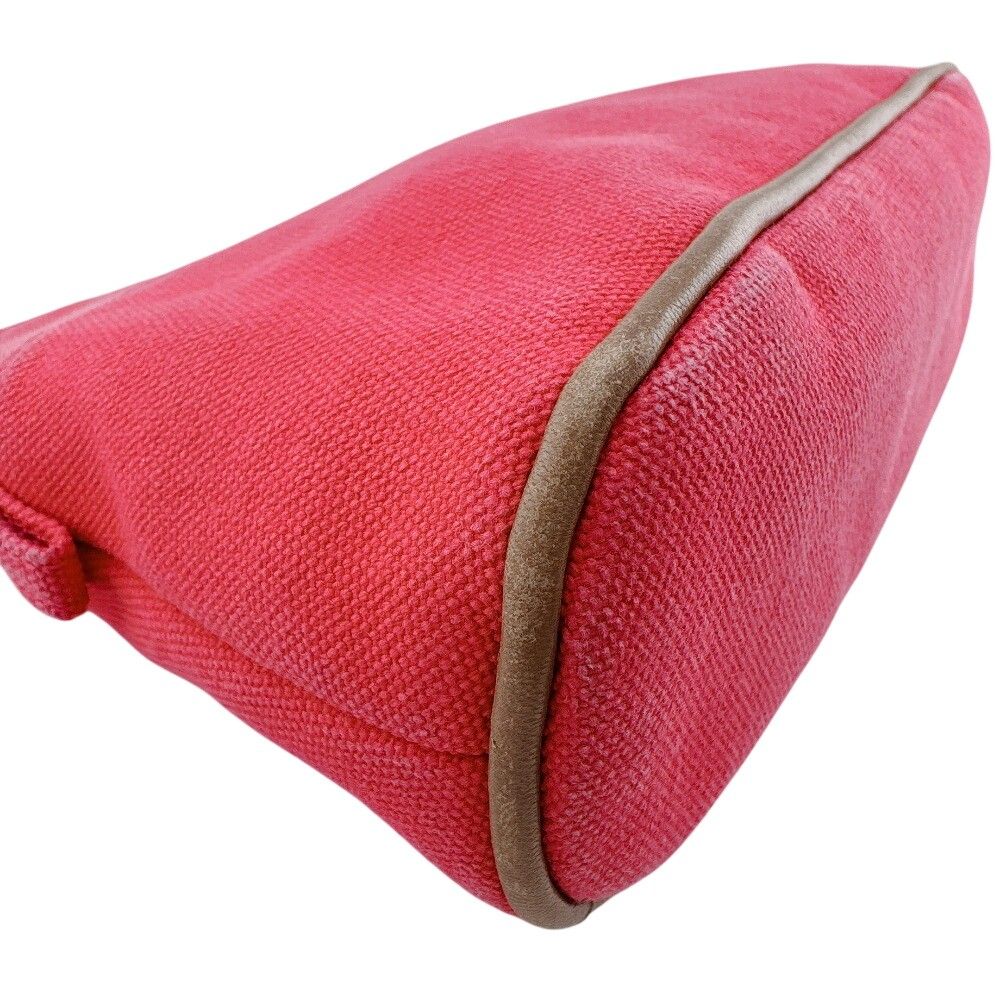 Hermes Bolide Pouch Mini Cotton Canvas Pink — view 3