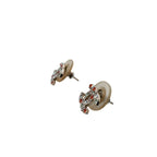 Chanel Metal Earrings Silver — view 8