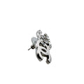 Chanel Metal Earrings Silver