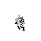 Chanel Metal Earrings Silver