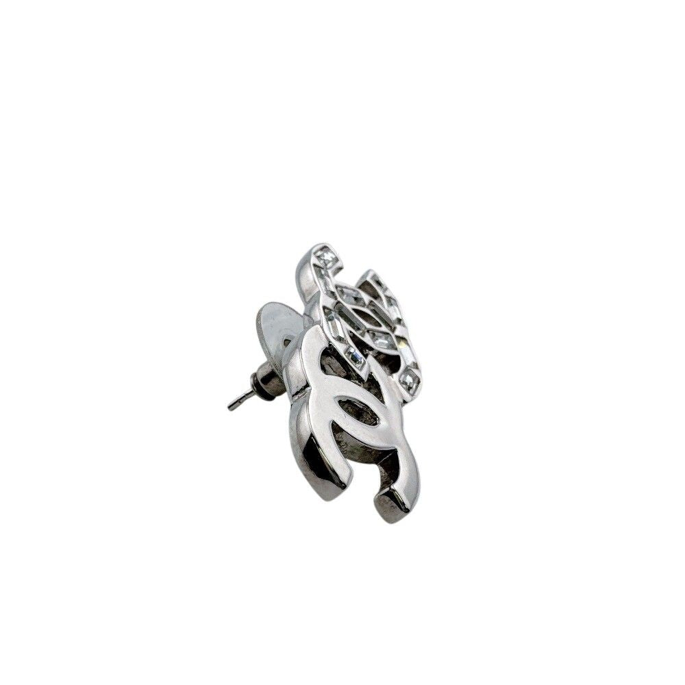 Chanel Metal Earrings Silver