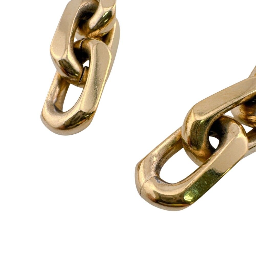 Louis Vuitton Collier LV Edge Metal Necklace Gold — view 3