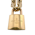 Louis Vuitton Collier LV Edge Metal Necklace Gold — view 6