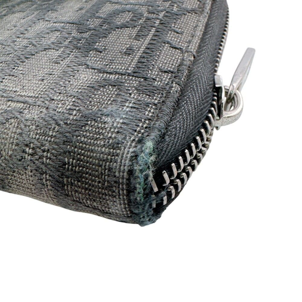 Dior Oblique Canvas Wallet Black — view 5