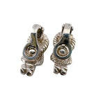 Hermes Audienne Metal Earrings Silver — view 2