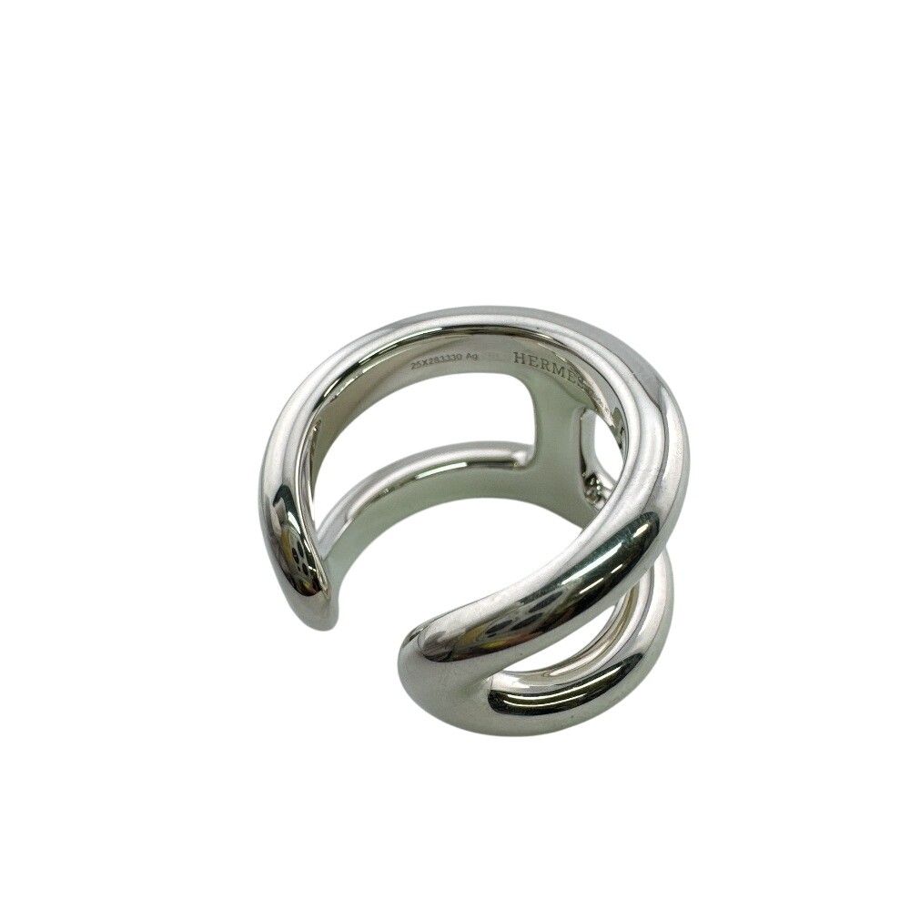 Hermes Osmose GM 925 Sterling Silver Ring — view 5
