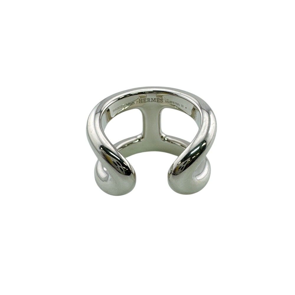 Hermes Osmose GM 925 Sterling Silver Ring — view 3