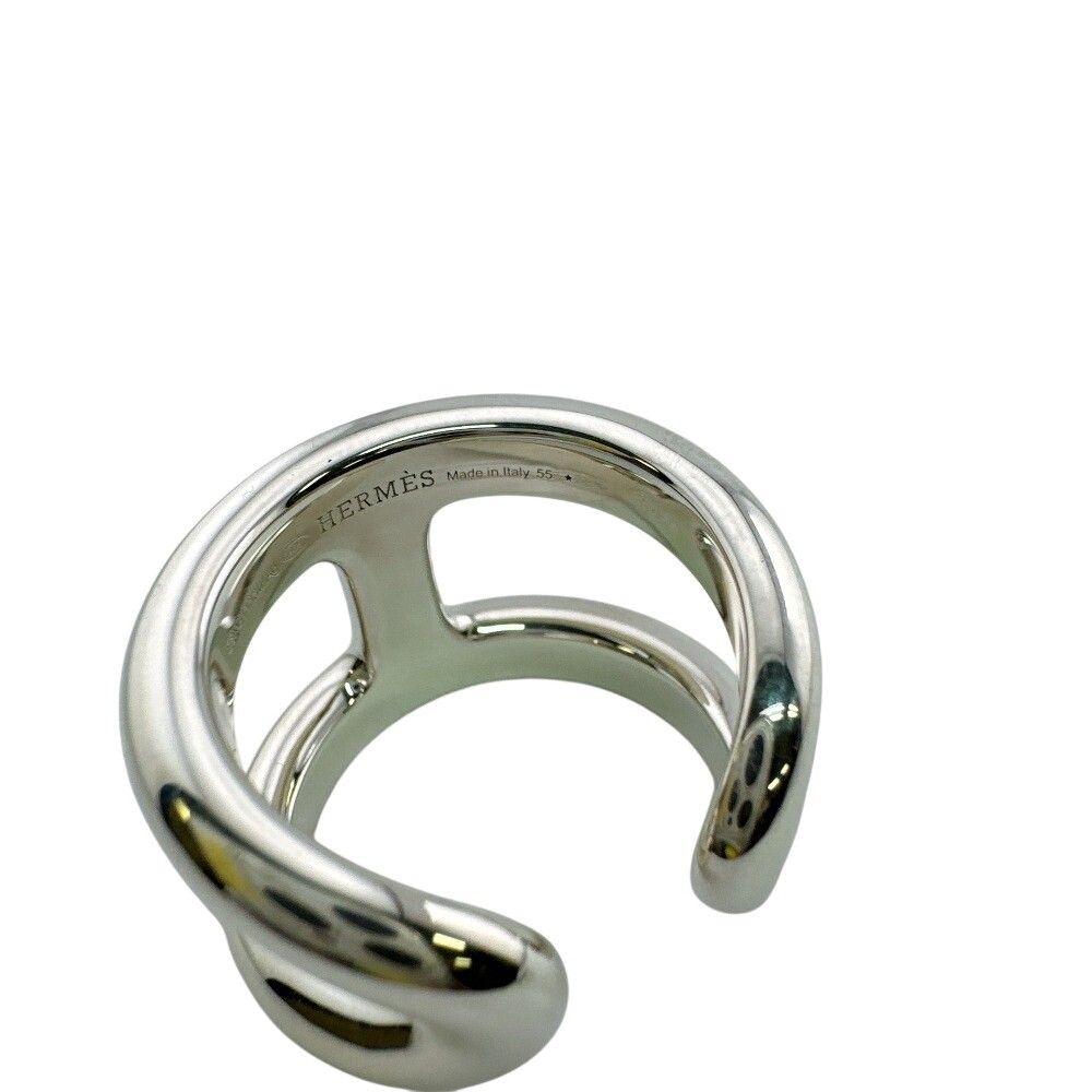Hermes Osmose GM 925 Sterling Silver Ring — view 6