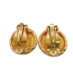 Chanel CC Logo Earrings Gold — view 2