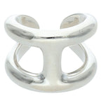 Hermes Osmose GM Silver Ring