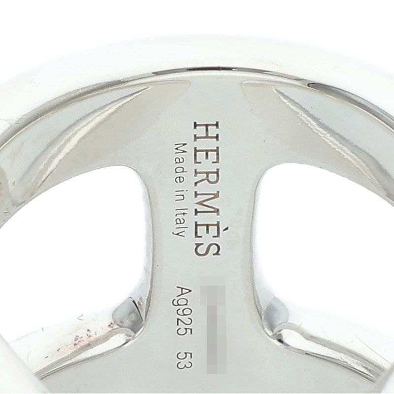 Hermes Osmose GM Silver Ring — view 3