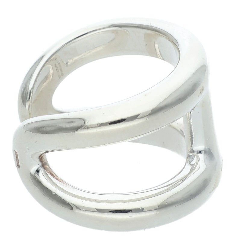 Hermes Osmose GM Silver Ring — view 4