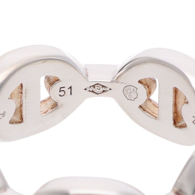 Hermes Chaine D'ancre Enchainee PM Silver Ring — view 4