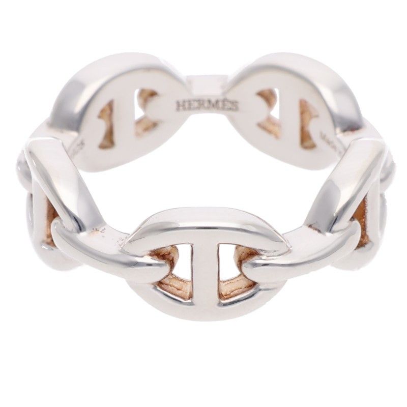 Hermes Chaine D'ancre Enchainee PM Silver Ring