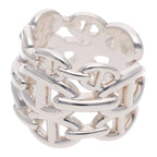 Hermes Chaine D'ancre Enchainee GM Silver Ring — view 4