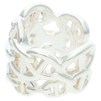 Hermes Chaine D'ancre Enchainee GM Silver Ring — view 3