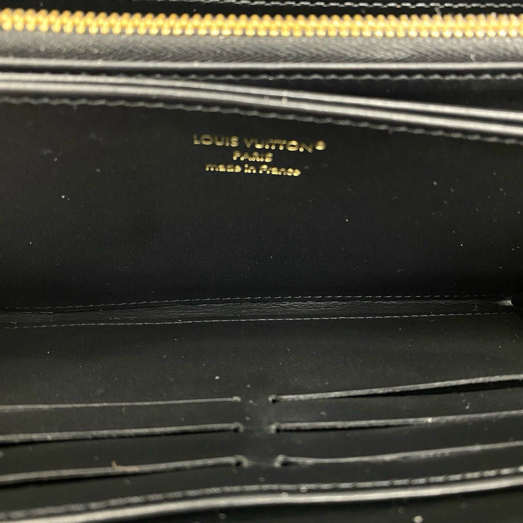 Louis Vuitton Zippy Wallet Coussin Monogram Empreinte Leather Black — view 8