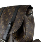 Louis Vuitton Backpack Monogram Macassar Christopher MM — view 6