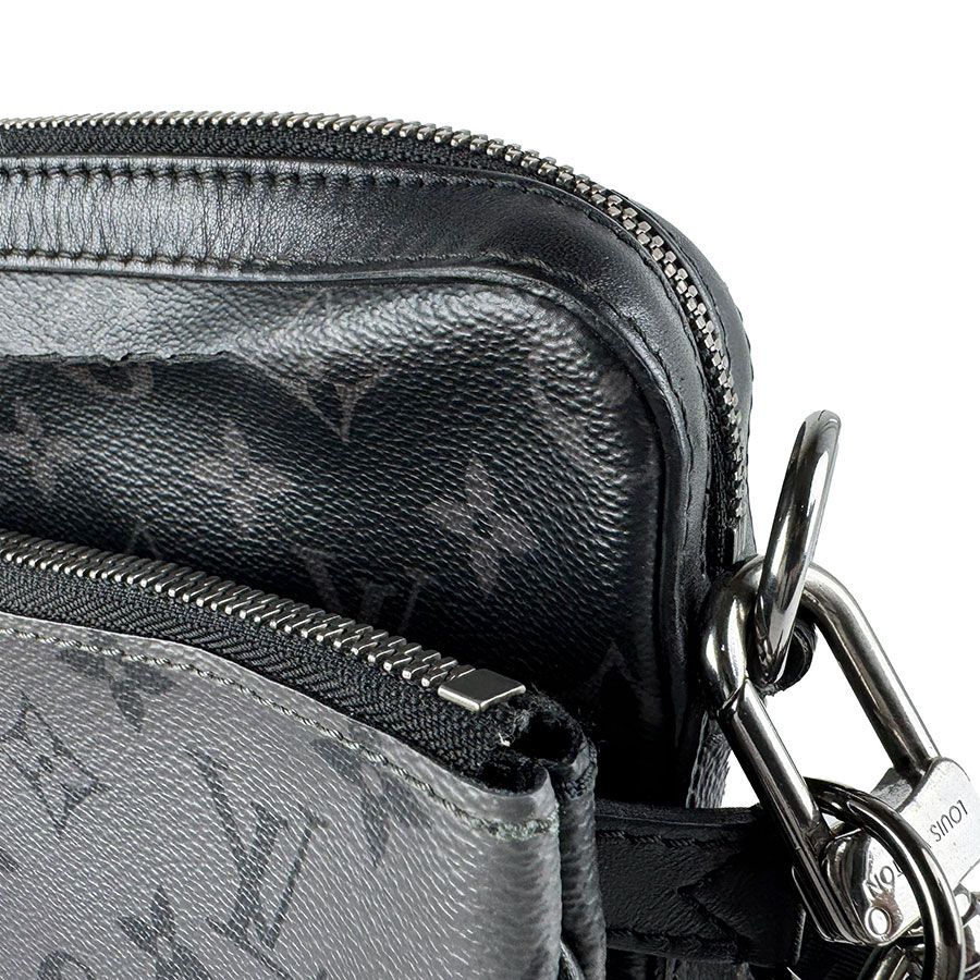 Louis Vuitton Crossbody Shoulder Bag Monogram Eclipse Trio Messenger — view 6