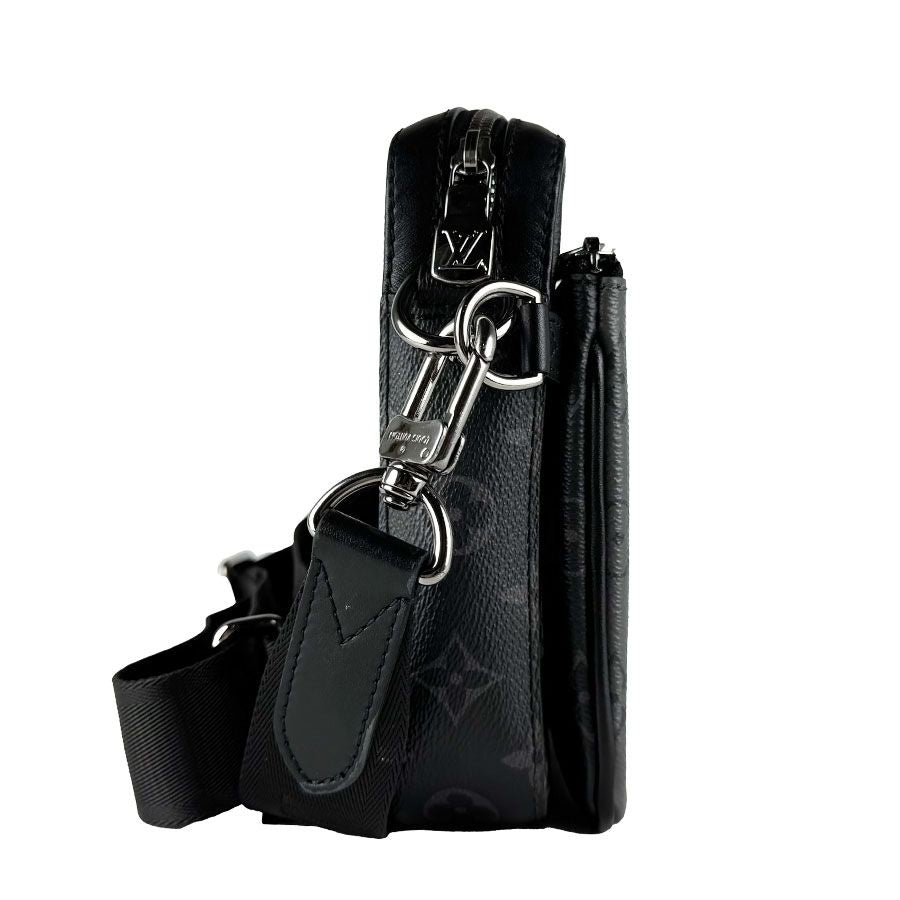 Louis Vuitton Crossbody Shoulder Bag Monogram Eclipse Trio Messenger — view 2