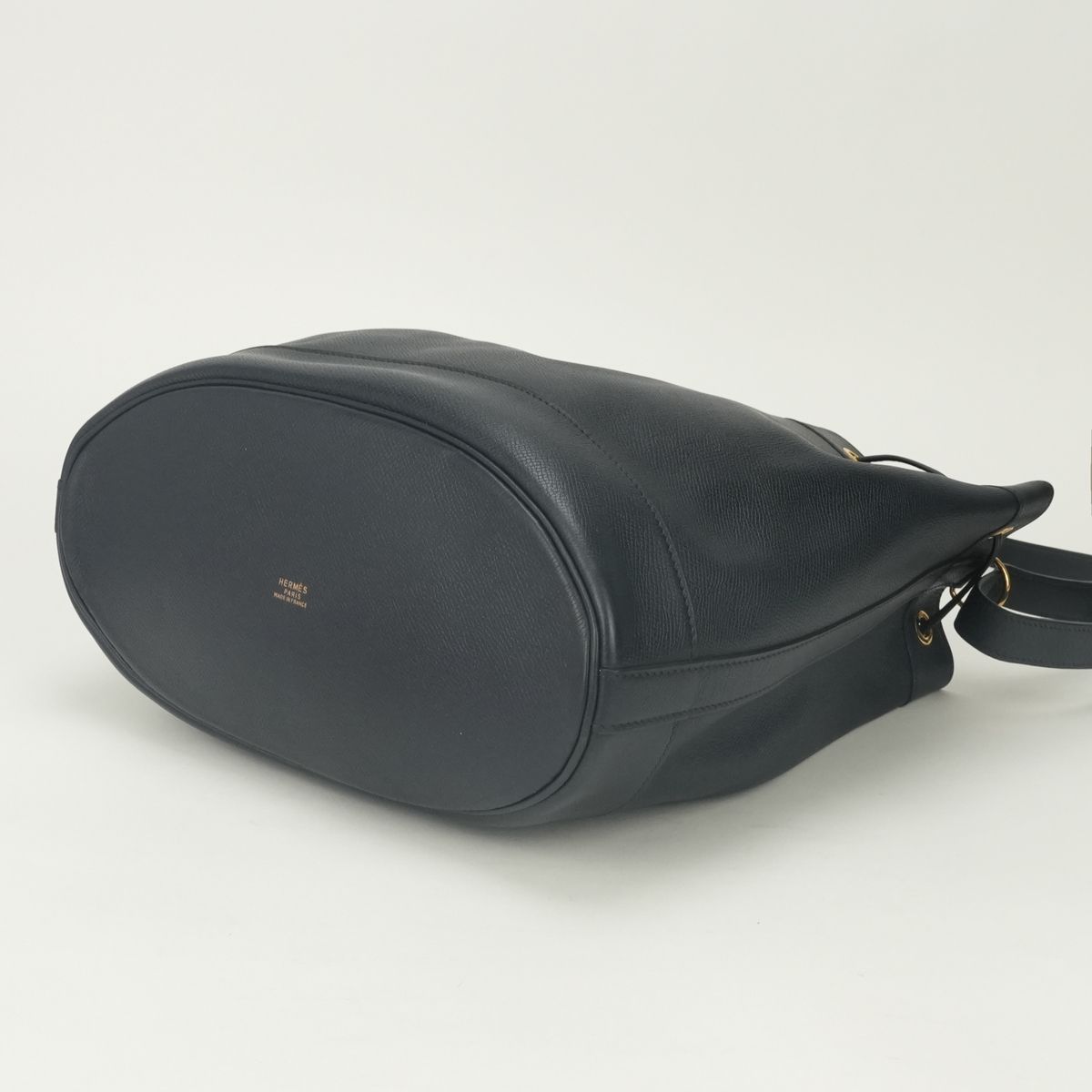Hermes Market GM Shoulder Bag Courchevel Blue Indigo Navy Gold — view 5