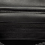Chanel CC Logo Boy Chain Wallet Shoulder Bag Black Gold Caviar Leather — view 5