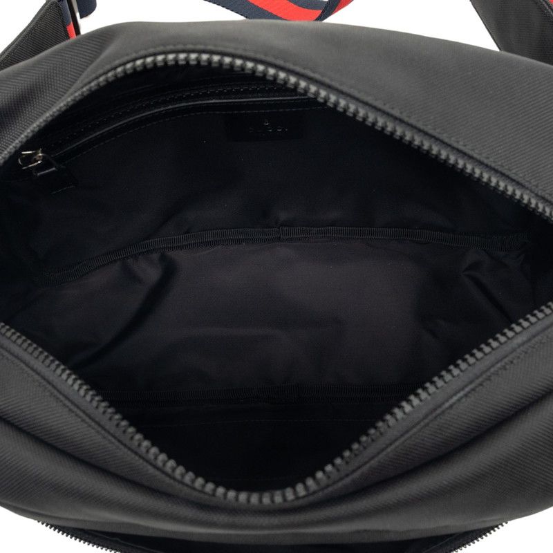 Gucci Sherry Line Tiger Head Waist Bag Black Canvas — view 4