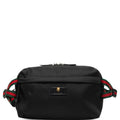 Gucci Sherry Line Tiger Head Waist Bag Black Canvas