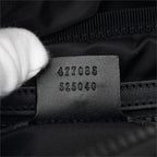 Gucci Sherry Line Tiger Head Waist Bag Black Canvas — view 5