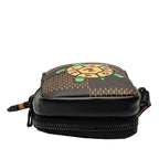 Louis Vuitton NIGO Damier Giant Double Phone Pouch Crossbody Shoulder Bag Brown — view 3