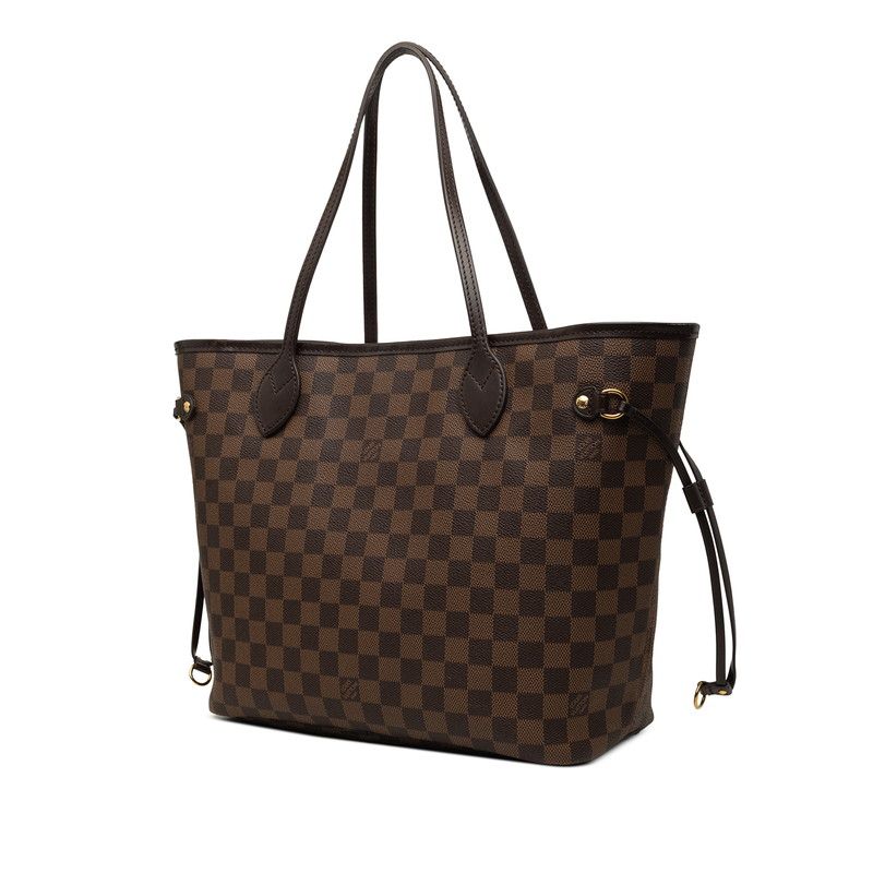 Louis Vuitton Monogram Neverfull MM Tote Shoulder Bag Brown Rose Ballerine Pink — view 2