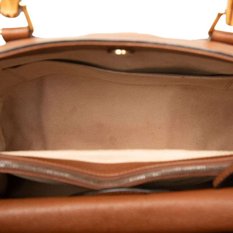 Gucci Bamboo Diana Medium Tote Shoulder Bag 2-Way Brown Leather — view 4
