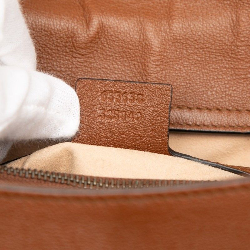 Gucci Bamboo Diana Medium Tote Shoulder Bag 2-Way Brown Leather — view 6