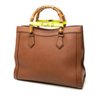 Gucci Bamboo Diana Medium Tote Shoulder Bag 2-Way Brown Leather — view 2