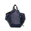 Loewe Anagram Hammock Medium 2-Way Shoulder Bag Blue Leather