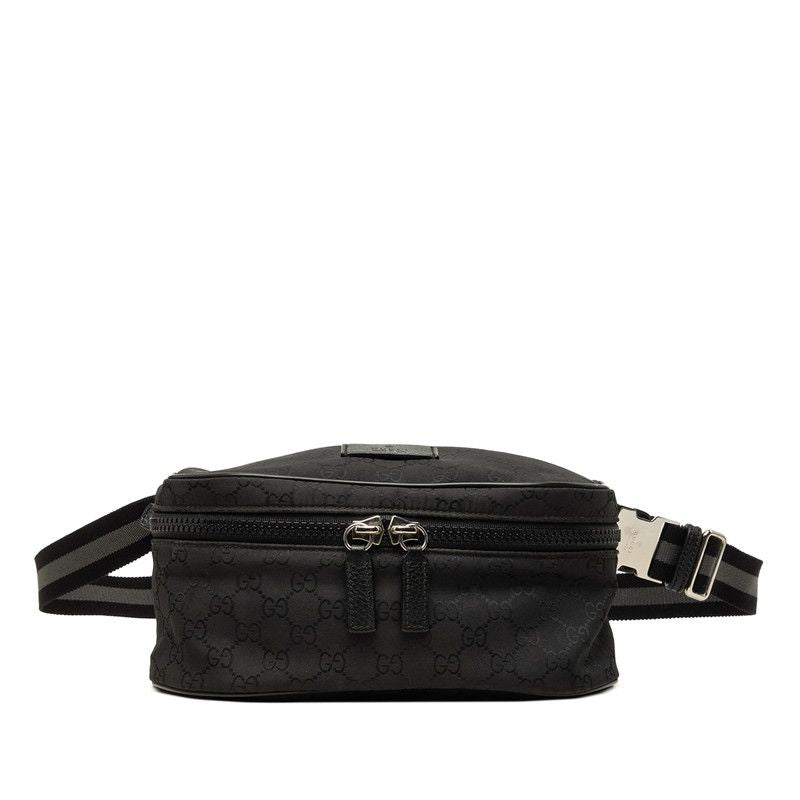Gucci GG Nylon Waist Bag Black
