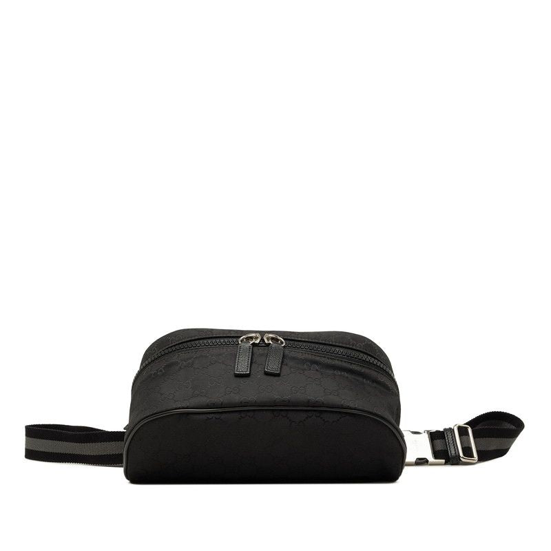 Gucci GG Nylon Waist Bag Black — view 3