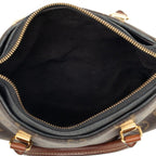 Louis Vuitton Monogram Pallas BB 2-Way Shoulder Bag Brown Black Leather — view 4
