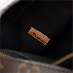 Louis Vuitton Monogram Pallas BB 2-Way Shoulder Bag Brown Black Leather — view 5