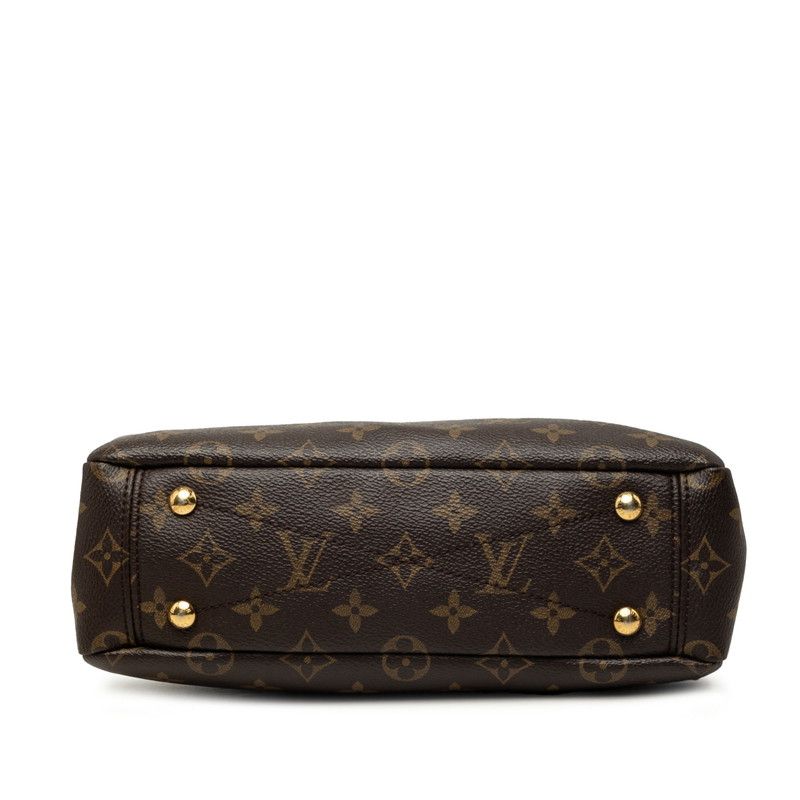 Louis Vuitton Monogram Pallas BB 2-Way Shoulder Bag Brown Black Leather — view 3