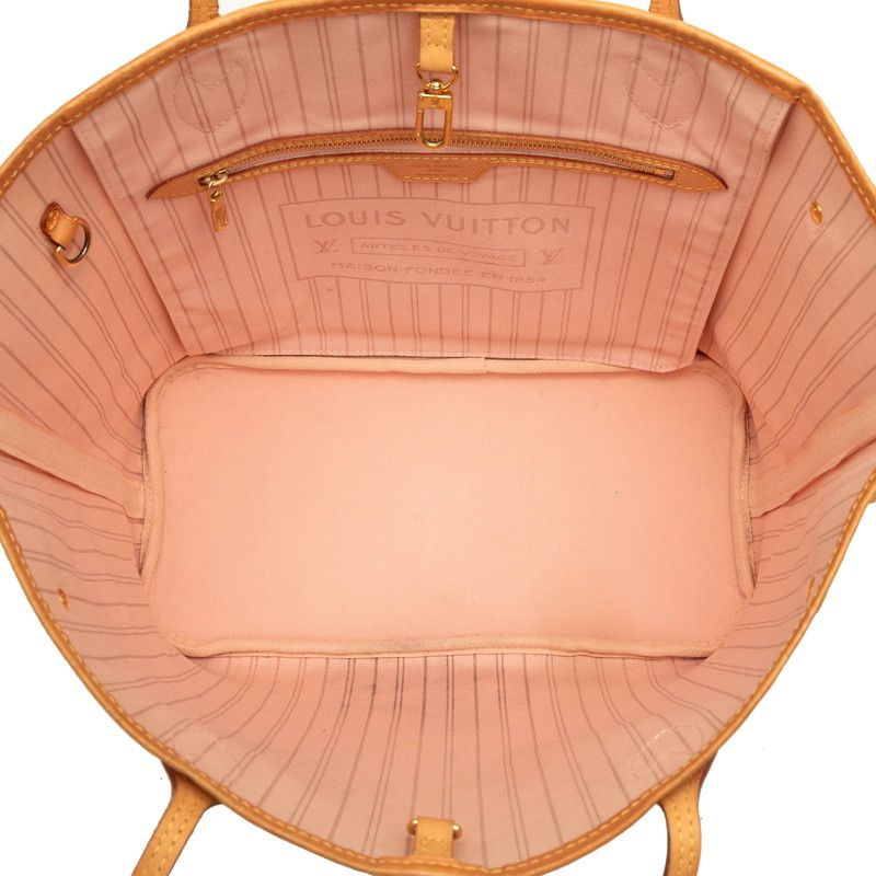 Louis Vuitton Damier Azur Neverfull MM Tahiti Collection Tote Shoulder Bag — view 4