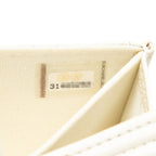 Chanel Quilted CC Logo Boy Crossbody Chain Wallet Shoulder Bag White Caviar — view 6