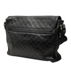 Gucci Guccissima Shoulder Bag Black Leather — view 2