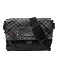 Gucci Guccissima Shoulder Bag Black Leather