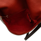 Louis Vuitton Damier Musette Crossbody Shoulder Bag Brown Leather — view 4