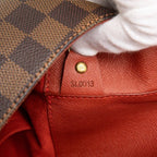 Louis Vuitton Damier Musette Crossbody Shoulder Bag Brown Leather — view 5